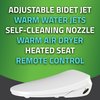 Anzzi Ember Smart Electric Bidet Toilet Seat with Remote Pad and Heated Seat TL-AZEB101BR